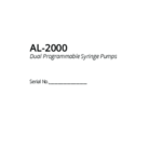 AL-2000 Dual Programmable Syringe Pump